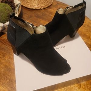 Marc Fisher peep toe booties